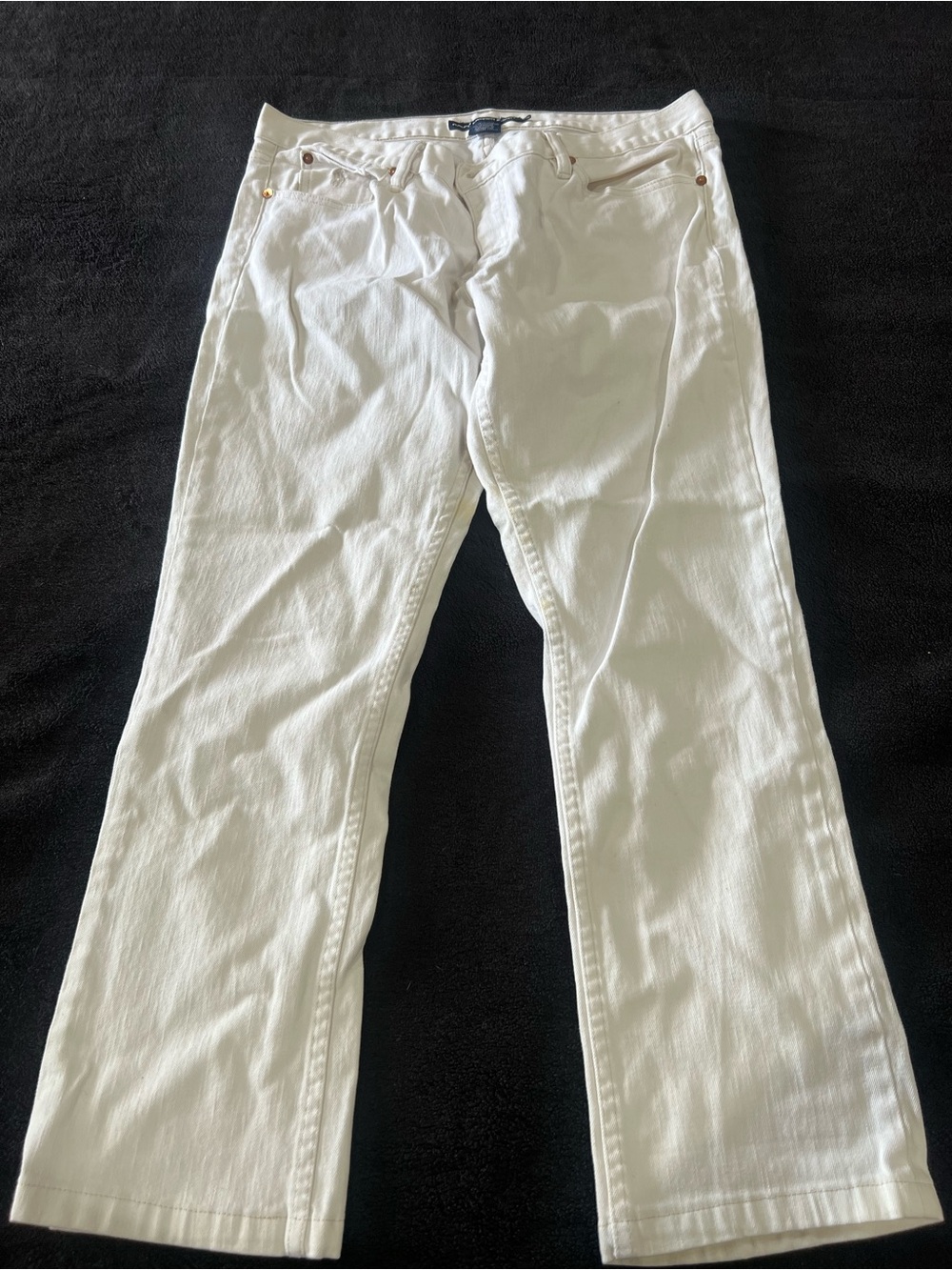 used Men's White Straight-Leg Jeans